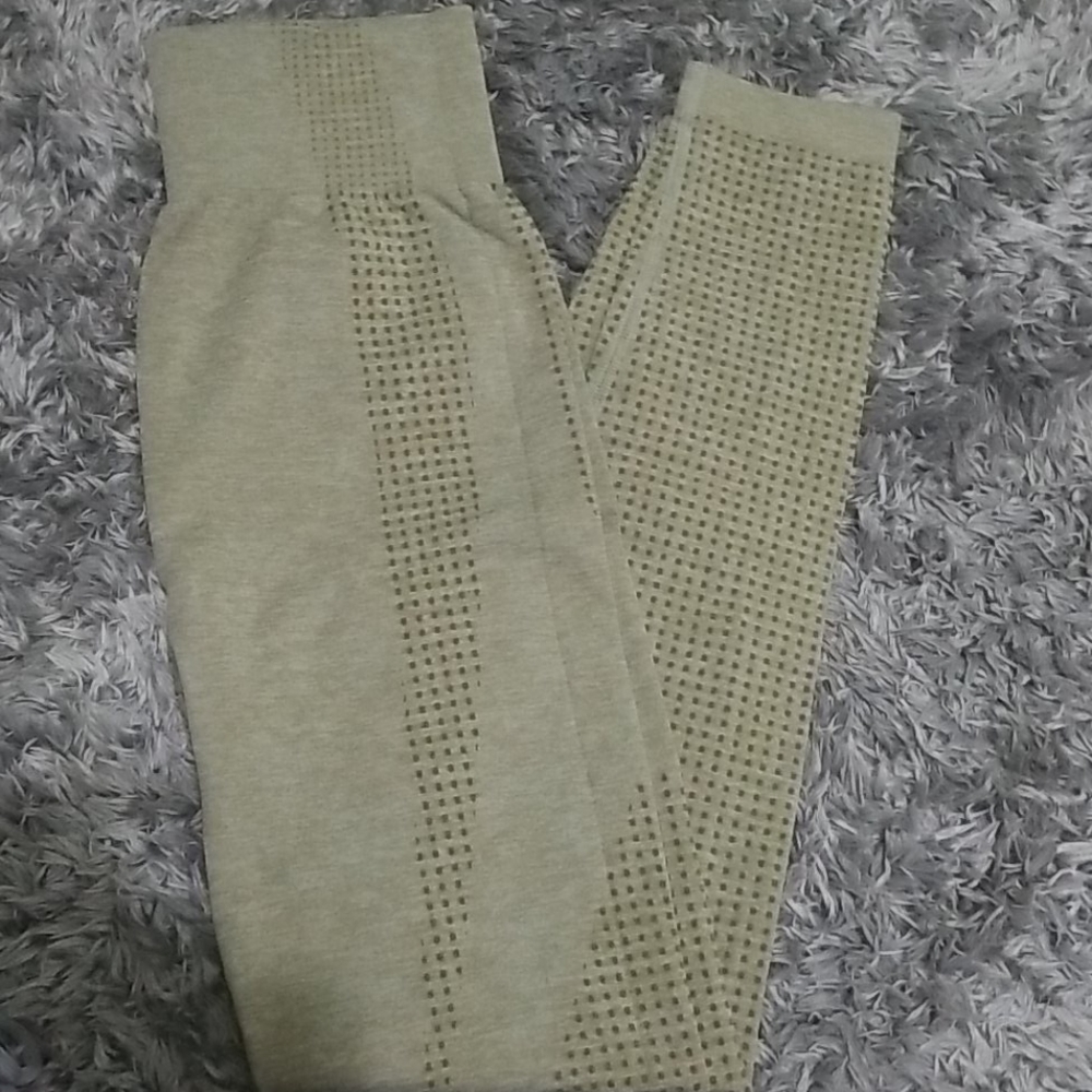 Seamless high waisted tummy control yoga leggins